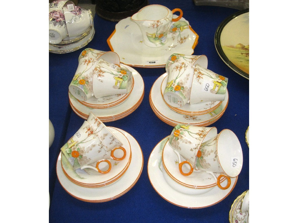 Appraisal: Shelley 'Ideal' China teaset No WR comprising ten cups eleven