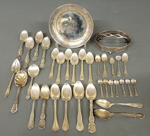 Appraisal: - Group of sterling silver flatware by various makers small