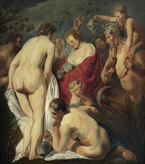 Appraisal: JORDAENS JACOB Antwerp workshop Allegory of fruitfulness - homage to