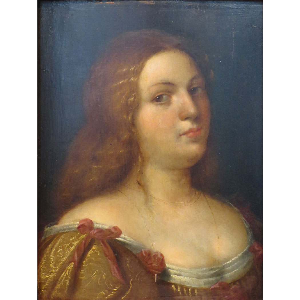 Appraisal: Circle of Palma Vecchio Portrait of a Woman Oil on