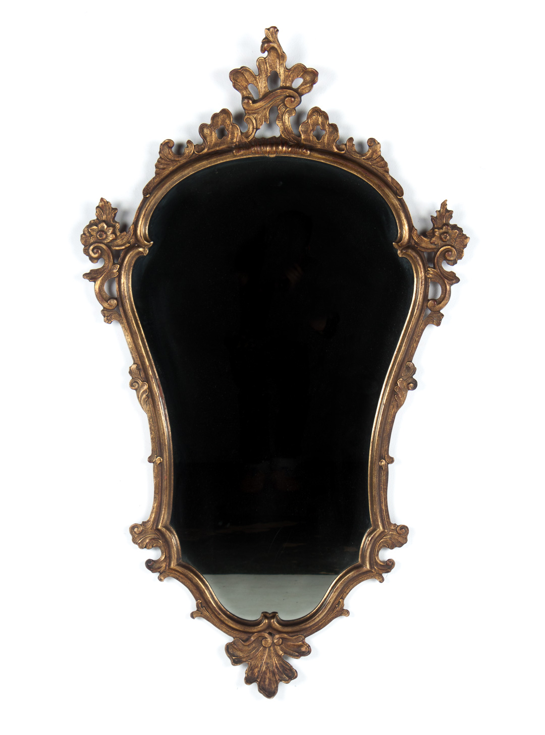 Appraisal: Louis XVI style giltwood mirror in H in W Condition