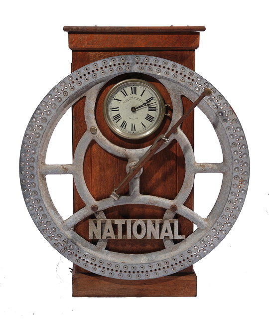 Appraisal: AN OLD OAK CASED NATIONAL TIME RECORDER CO LIMITED CLOCKING