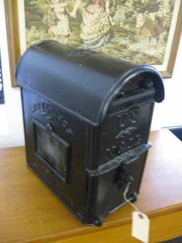 Appraisal: Cast Iron Mailbox