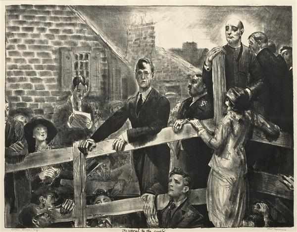 Appraisal: GEORGE BELLOWS American - ''An Appeal to the People'' lithograph