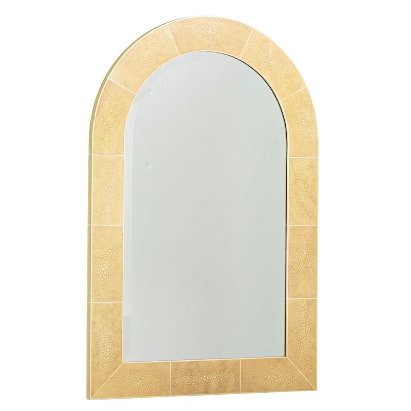 Appraisal: KARL SPRINGER Arched wall mirror KARL SPRINGER - KARL SPRINGER