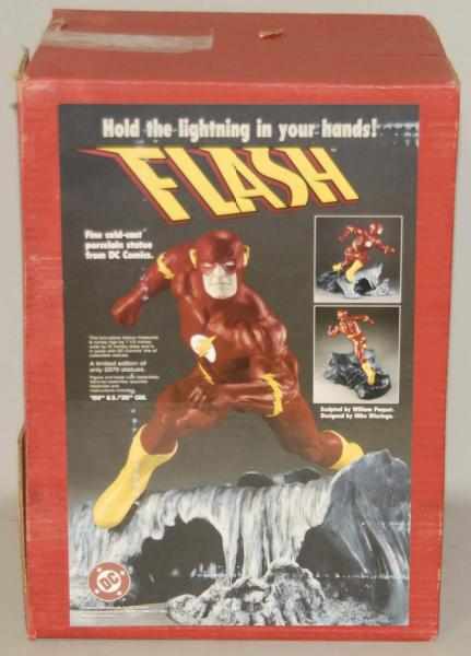 Appraisal: DC Comics Flash Statue in Box Porcelain Limited edition Condition