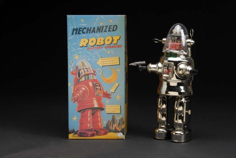 Appraisal: Contemporary Robby Mechanized Robot Toy Description Japanese Made by Osaka