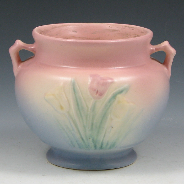 Appraisal: Hull Tulip - - Jardiniere - Mint Hull Tulip jardiniere