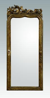 Appraisal: Chippendale style mirror carved and gilt wood probably American th