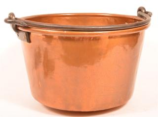 Appraisal: Pennsylvania Copper Apple Butter Kettle Pennsylvania th Century Copper Apple