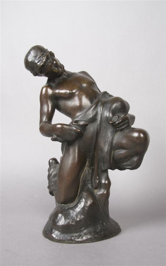 Appraisal: A Bronze Sculpture C de Veroli - Height inches