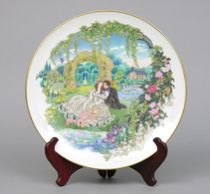 Appraisal: A Lenox Opera Plate Proceeds from the sale of this