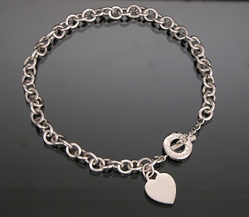 Appraisal: A Sterling Silver Chain by Tiffany Co A sterling silver