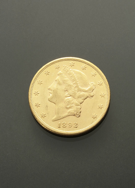 Appraisal: U S Double-Eagle Twenty-Dollar Gold Coin Dated S