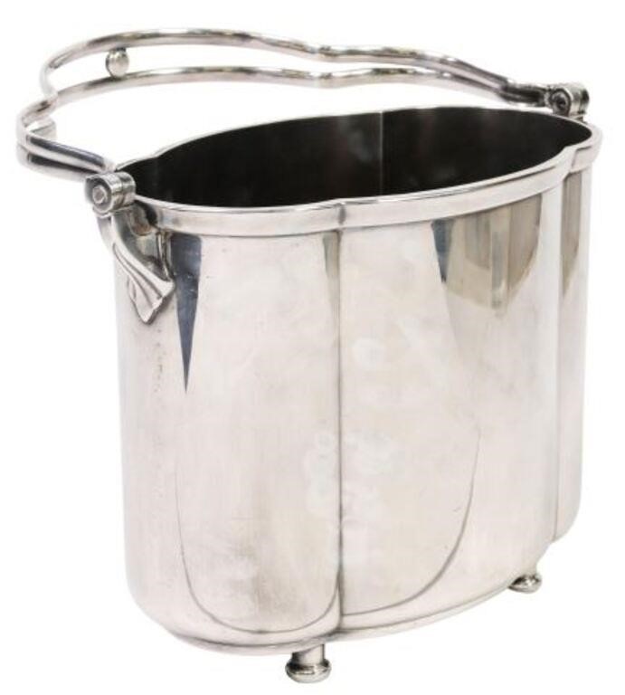 Appraisal: Large silverplate champagne cooler ice bucket WMF Wurttembergische Metallwarenfabrik West