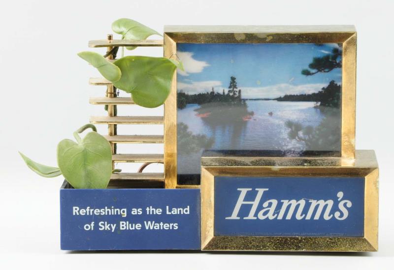 Appraisal: Hamm's Beer Lighted Countertop Sign The Hamm's sign depicts a