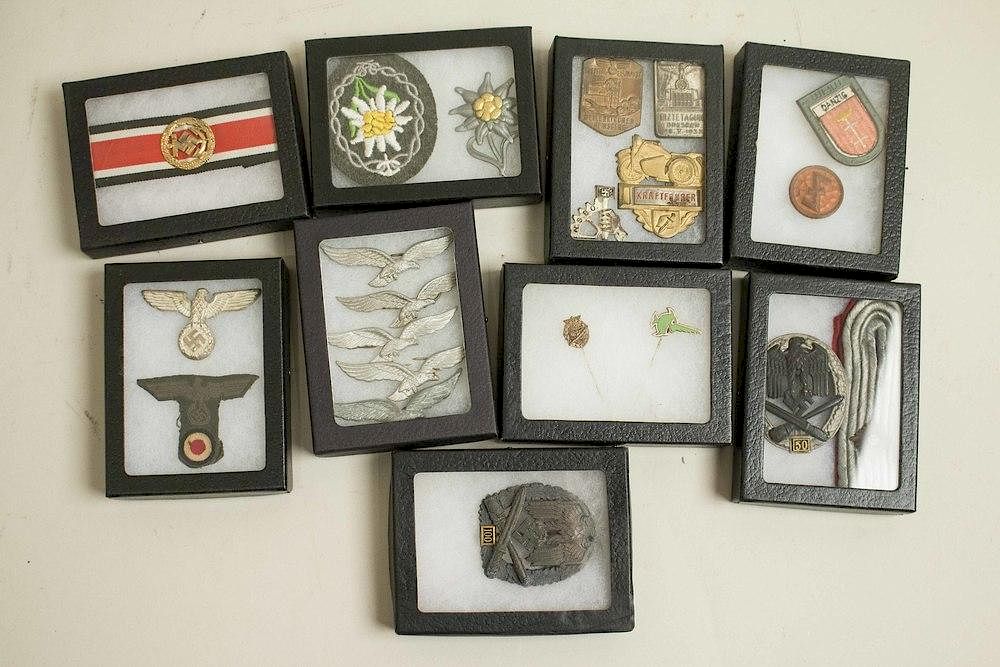 Appraisal: rd Reich Medals Badges and Tinnies A Wehrmacht Assault Badge