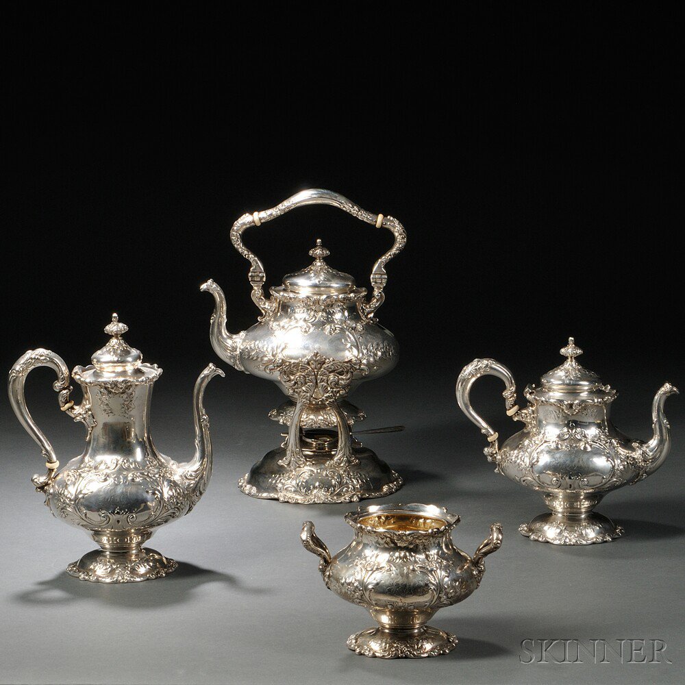 Appraisal: Four-piece Bailey Banks Biddle Sterling Silver Tea and Coffee Service