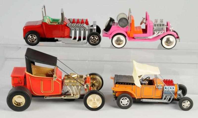 Appraisal: Lot of Hot Rod Battery-Operated Toys Description Working Includes one