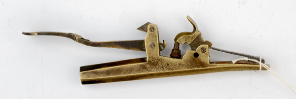 Appraisal: With brass body overall and smoothbore