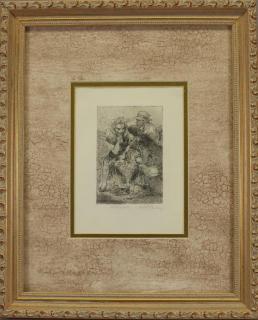 Appraisal: Isabel Wolff Bishop - etching Pencil signed and Inscribed lower