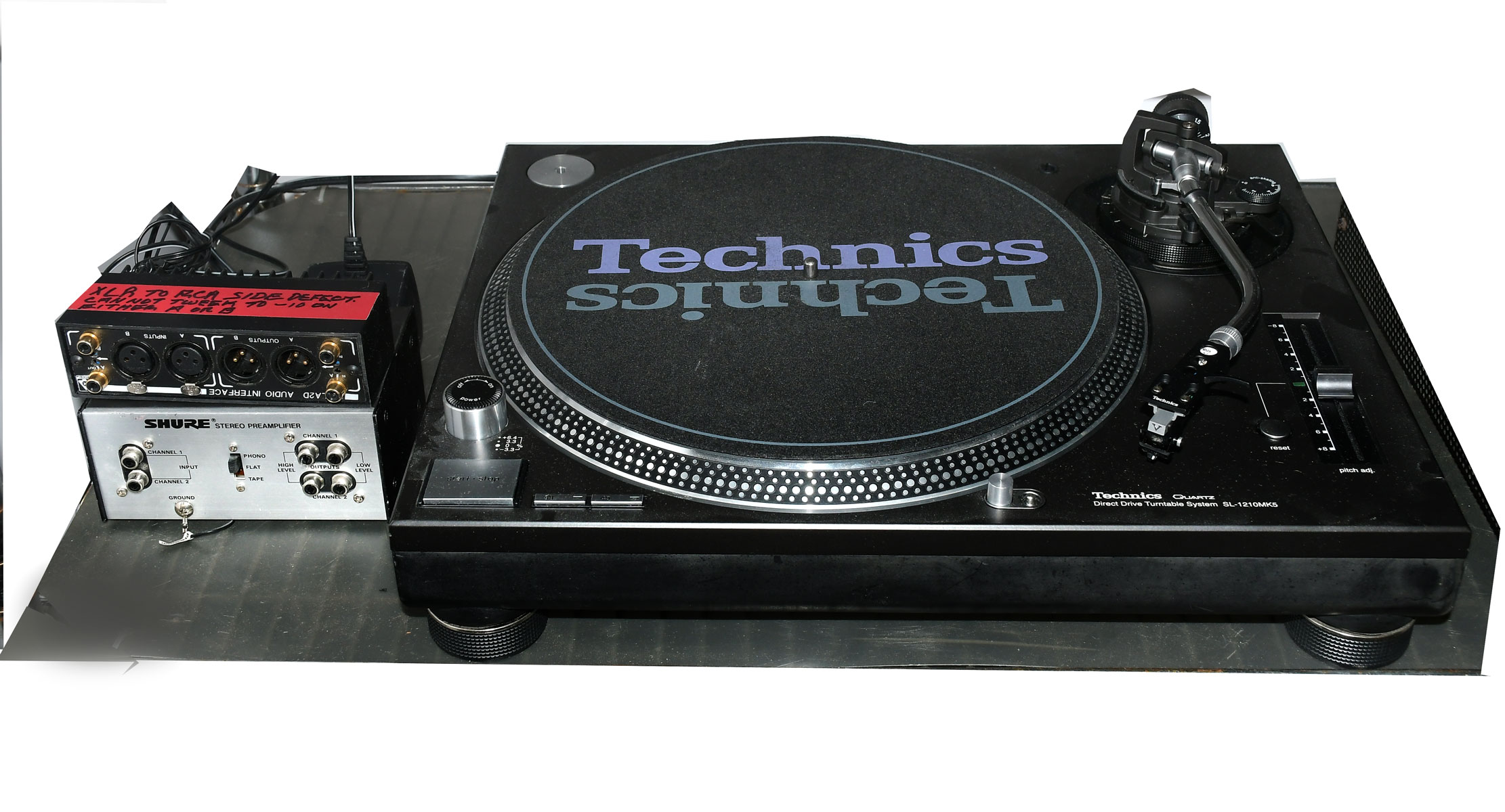 Appraisal: TECHNICS TURNTABLE From the estate of John Ariosa Jr founder