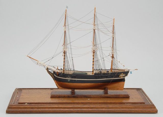 Appraisal: CASED MODEL OF A TH CENTURY SHIP Early th CenturyHeight