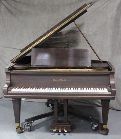 Appraisal: Mason Hamlin Mahogany Baby Grand Piano From a Bethel CT