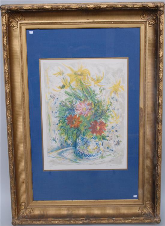 Appraisal: MOSKOWITZ IRA LITHOGRAPH Signed in pencil lower right Numbered in