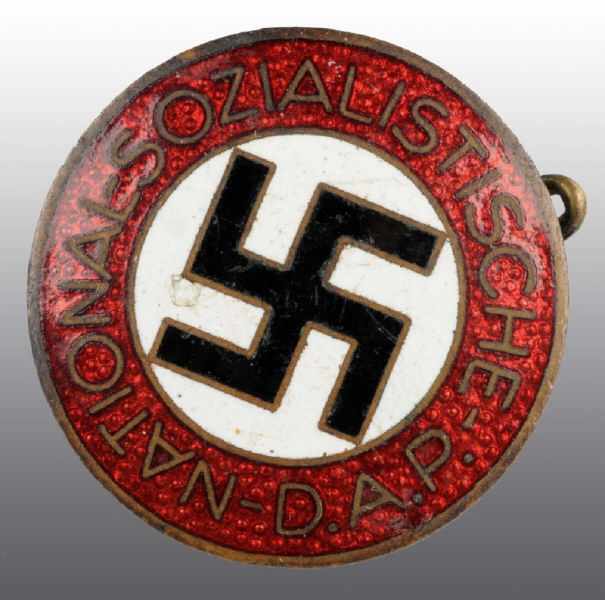 Appraisal: Vintage Metal National Socialist Nazi Pin Description With swastika on