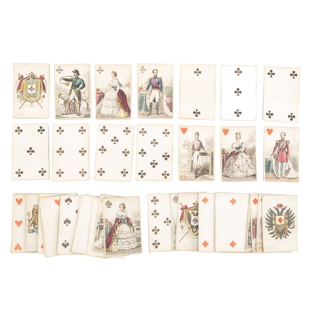 Appraisal: B P Grimaud Imperial and Royal playing cards Paris circa