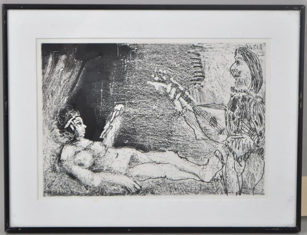 Appraisal: Picasso Etching L'Aubade Pablo Picasso Spanish - from Le Cocu