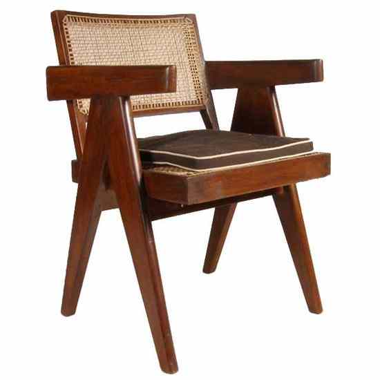 Appraisal: A Teak Conf rence Chair Pierre Jeanneret circa - having