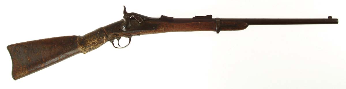 Appraisal: RARE HISTORIC CUSTER RANGE SPRINGFIELD TRAPDOOR CARBINE Cal - SN