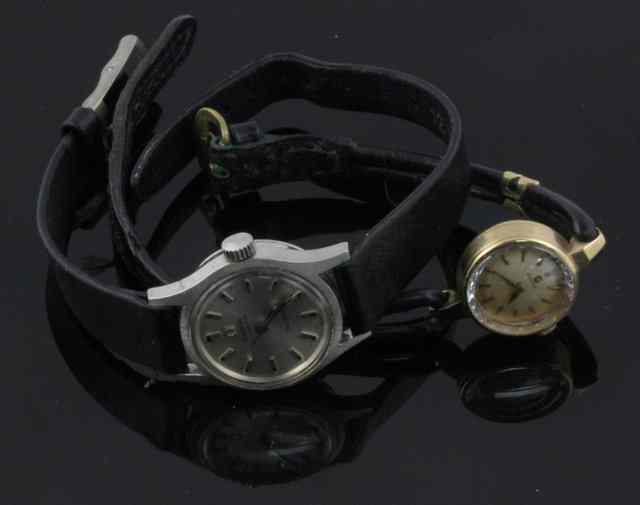 Appraisal: Two Omega wristwatches