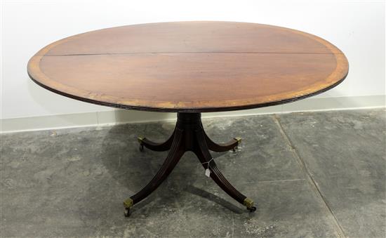 Appraisal: Sale Lot A Georgian Mahogany Breakfast Table th century having