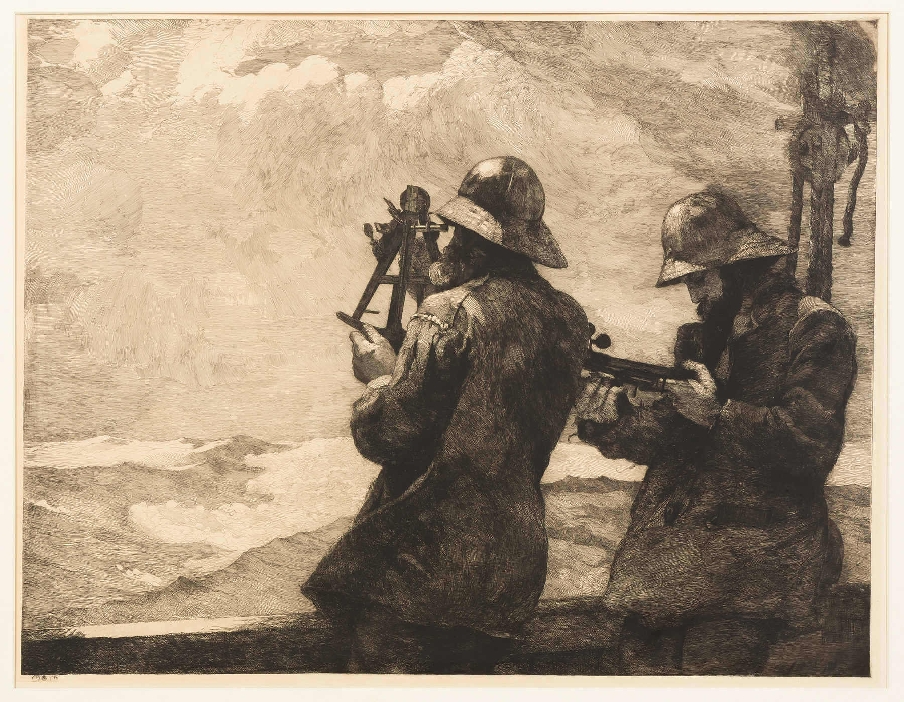 Appraisal: Winslow Homer American - Eight Bells Stamped lower left with