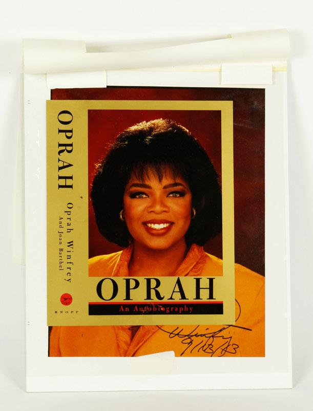 Appraisal: - Portrait of Oprah Winfrey Photograph Photographic portrait of Oprah