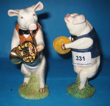 Appraisal: Beswick Pig Promenade figures Andrew PP and Richard PP Both