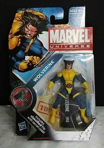 Appraisal: Wolverine Hasbro Marvel Universe Series Includes classified file with secret