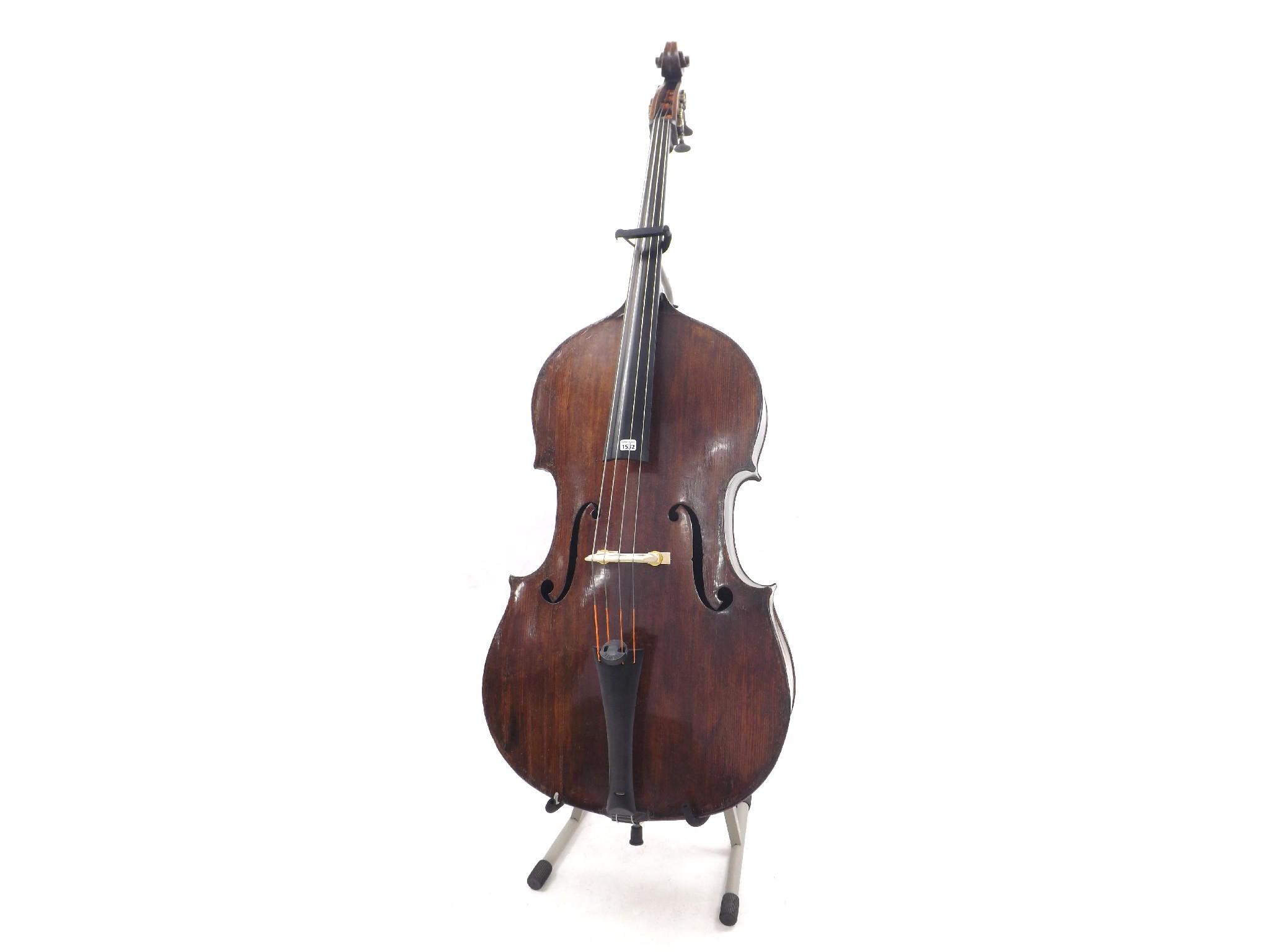 Appraisal: Good French double bass of the Jacquet School circa