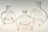 Appraisal: FLY CATCHERS - Collection of three th C blown glass