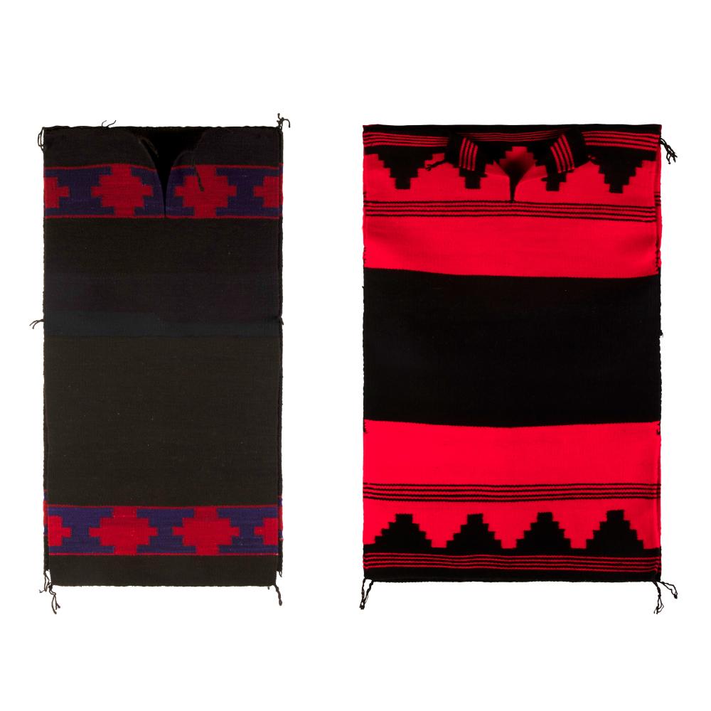 Appraisal: DIN NAVAJO TWO WOVEN DRESSES CA - Din Navajo Two