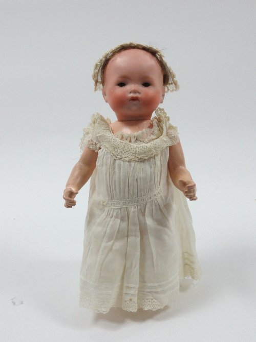 Appraisal: An Armand Marseille bisque head doll the head impressed AM