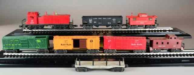 Appraisal: Various Lionel BoxcarsTo include seven box cars of various styles