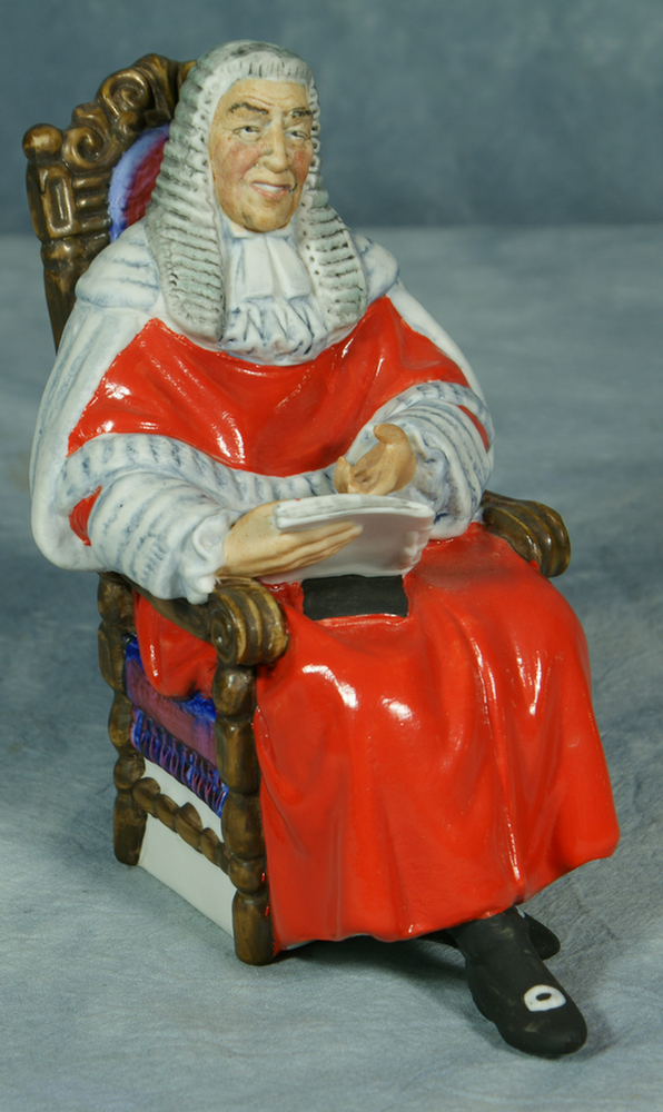 Appraisal: Royal Doulton figurine HN The Judge no damage tall Estimate