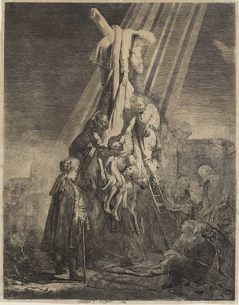 Appraisal: Rembrandt Harmensz van Rijn The Descent from the Cross The