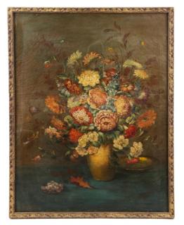 Appraisal: Joseph Hollenbeck Floral Still Life Circa Joseph Hollenbeck American th