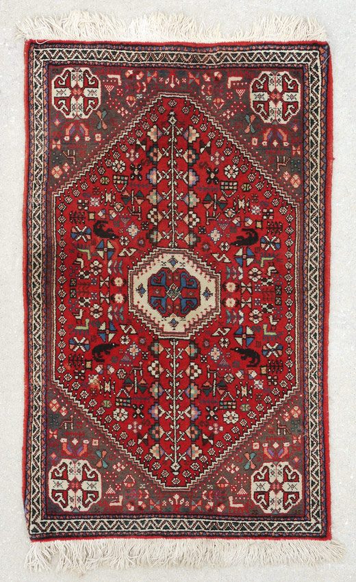 Appraisal: APPROX YEAR OLD PERSIAN BIJAR HAND KNOTTED WOOL RUG '