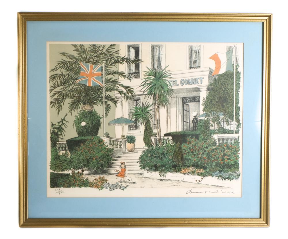 Appraisal: DENIS PAUL NOYER HOTEL GONNET L E LITHOGRAPHDenis Paul Noyer